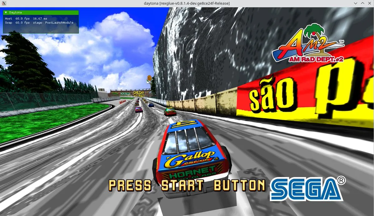 Daytona USA XBLA Recomp, new Xbox 360 decompilation project