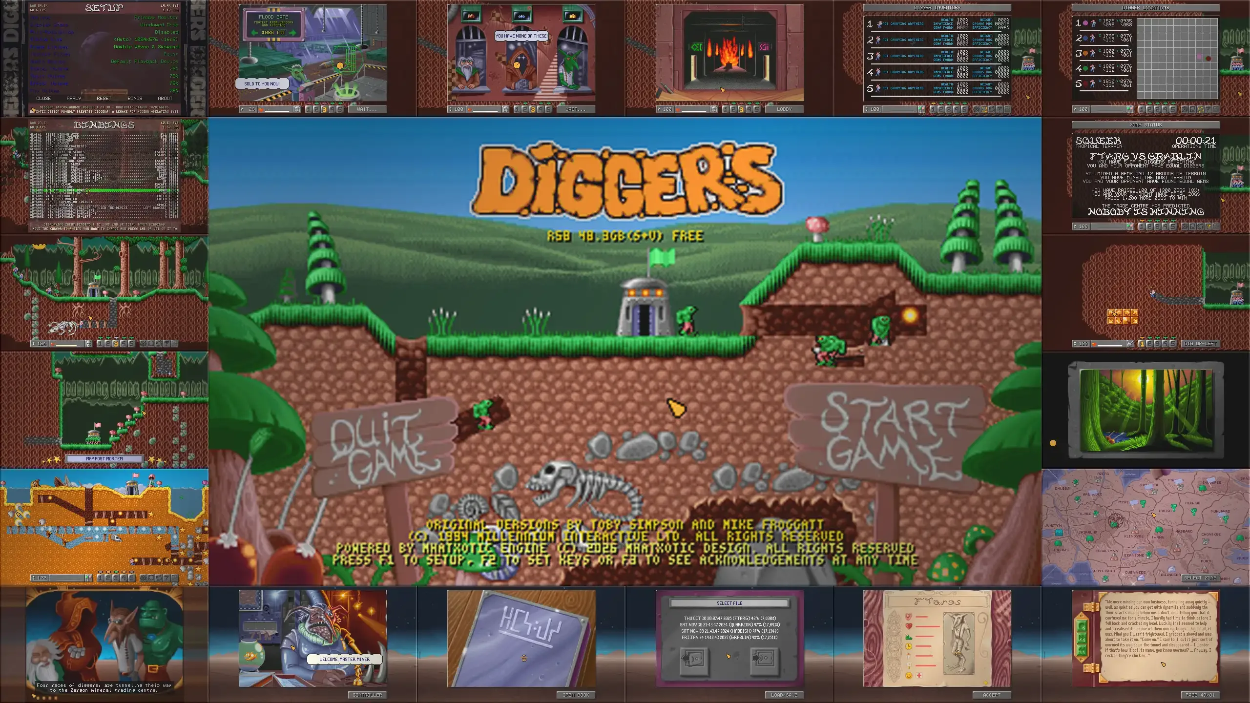 Diggers remake, new open-source project spotted on GitHub